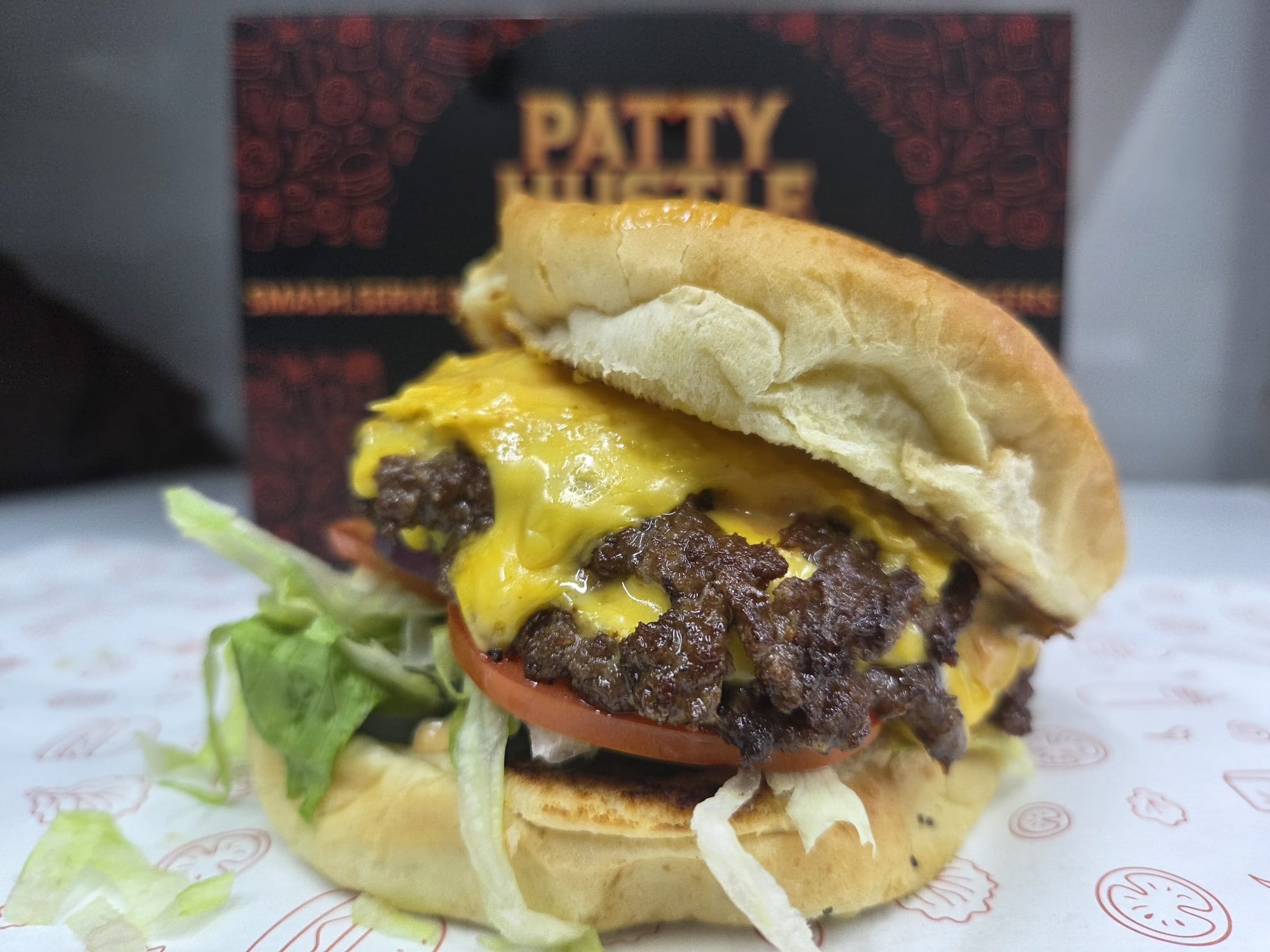 Patty Hustle smash burger
